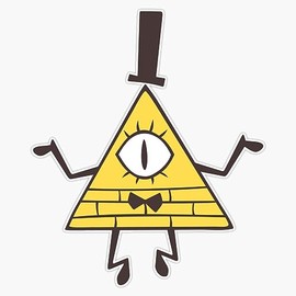 MAGNET Gravity Falls - Bill Cipher Magnetic Vinyl Sticker Decal Magnet 5"