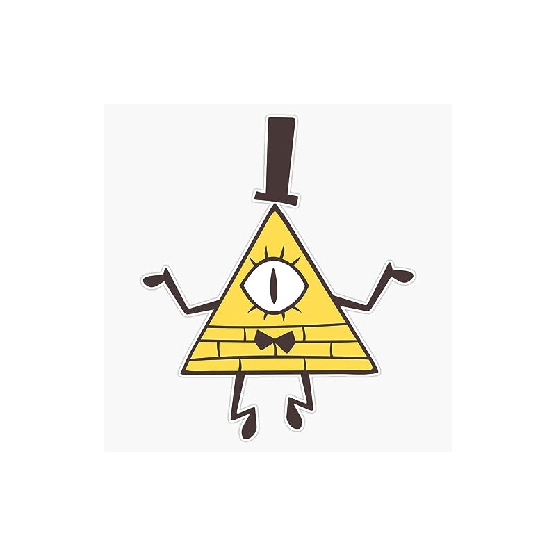 MAGNET Gravity Falls - Bill Cipher Magnetic Vinyl Sticker Decal
