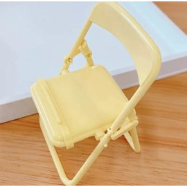Unbranded Mini Folding Chair Cellular Holder in Yellow