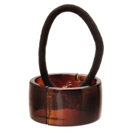 France Luxe Belle Elodie Cuff Ponytail Holder - Tortoise