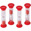 Teacher Created Resources Sand Timers, Small, 1 Minute, 4 Per