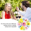 2Pcs Food Decision Wheel Dice，Fidget Spinner Food Choice Game Wheel，Food