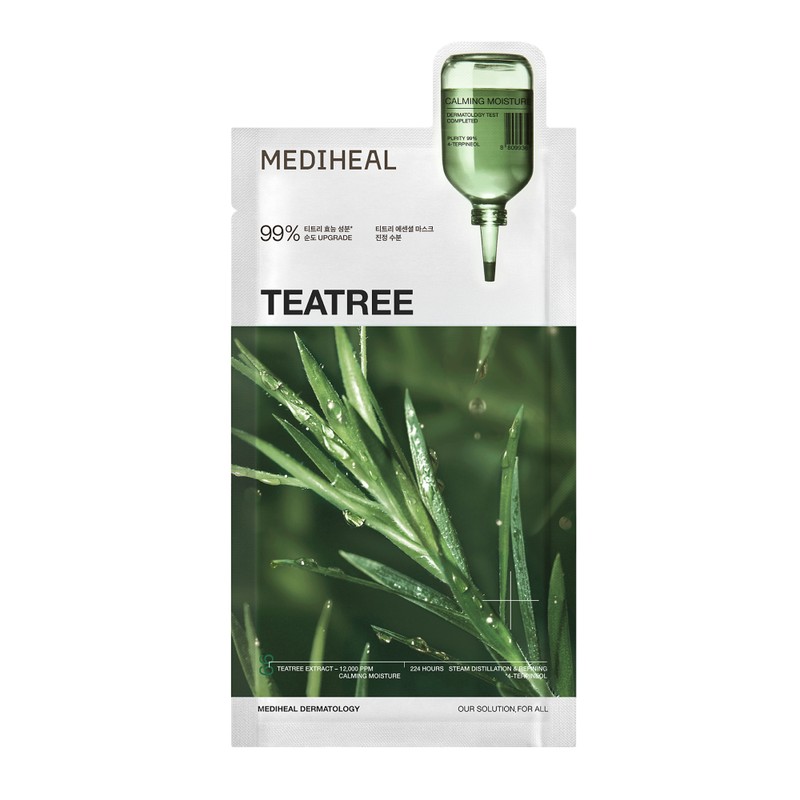 MEDIHEAL Tea Tree Essential Mask Sheet Calming Moisture 4ea -