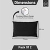 Rohi Polycotton Pillowcases 2 Pack - Easy Iron Bed Pillow