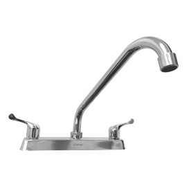 Prez Grifo Mezcladora Fregador Llave Acero Inoxidable Sp-80002-1