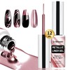 U-Shinein 12ml Metallic Painting Gel Liner Nail Art 3D Mirror