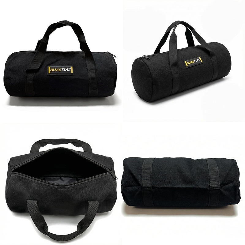 Suaetiai 14 Inch Small Tool Bags for Men, Wide Mouth