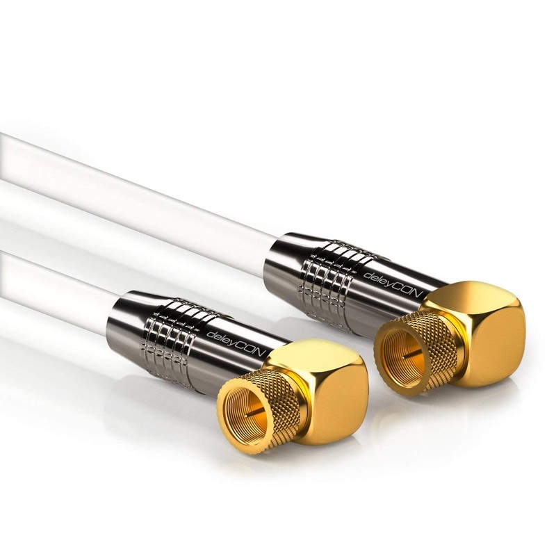DeleyCON SAT Antenna Cable 2 x 90°