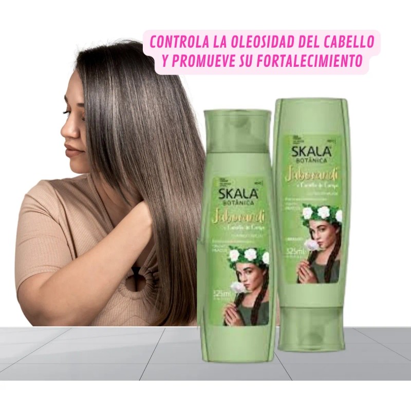 Kit Shampoo+acond Y Mascarilla Skala Jaborandi Cabello Graso