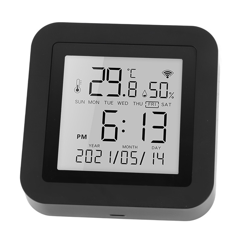 Temperature Humidity Monitor Wifi Portable Support for TUYA Hygrometer Thermometer