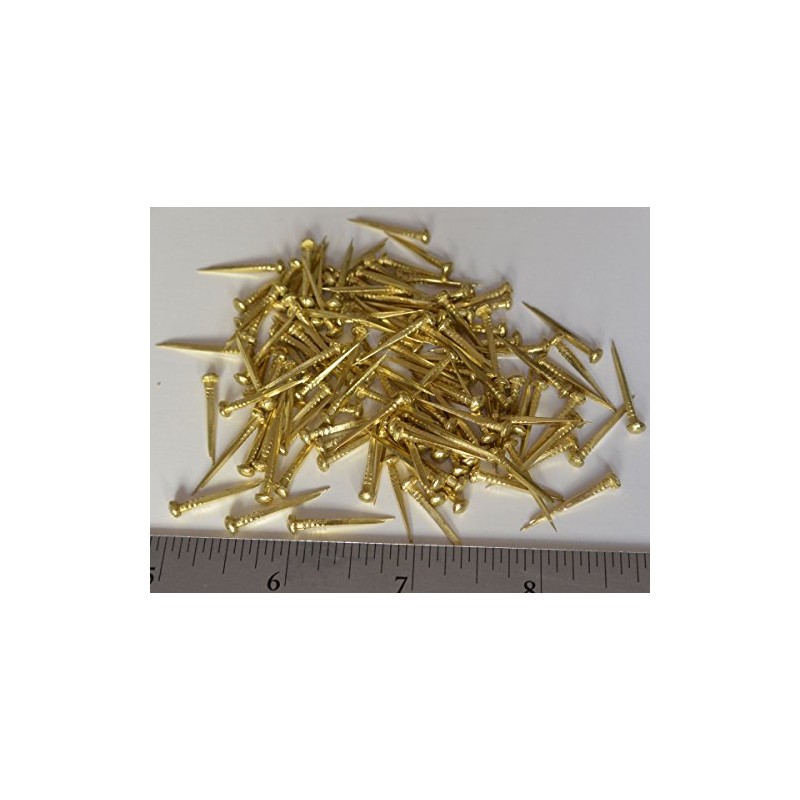 Solid Brass Nails Tacks for Shoes Boots Leather Heels Soles