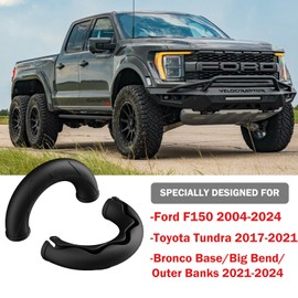 Tow Hooks Covers Compatible with Ford F150 Accessories 2004-2024 Compatible with Toyota Tundra Accessories 2017-2021 (Black)