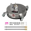 ECCPP 13 Inch Pressure Washer Surface Cleaner with 4 Wheels