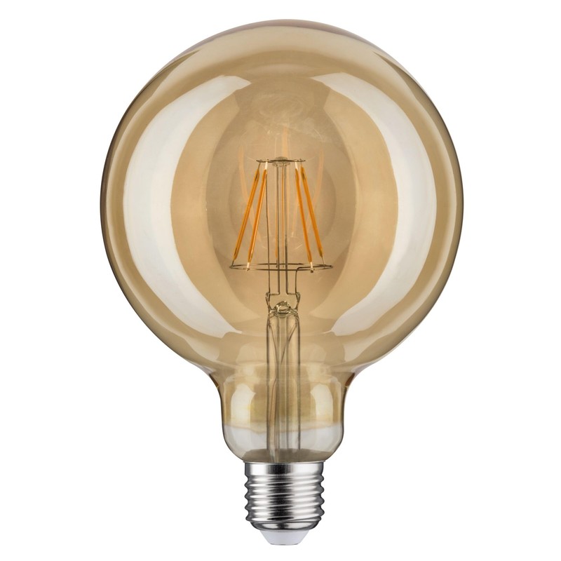 Paulmann LED Vintage Globelampe125 6,5W E27 230V Gold 1700K