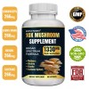 Simply Potent Mushroom Complex Supplement w/ 10X Mushrooms for Energy,