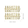 HOMSFOU DIY Clock Numerals Kit 5 Sets 1.5 Inch Gold