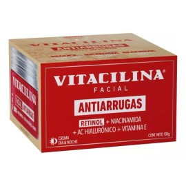 Vitacilina Cra Facial Antiarrugas 100gr Pack 3