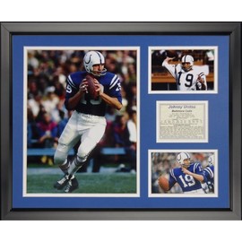Legends Never Die Johnny Unitas Framed Photo Collage, 16" x 20"