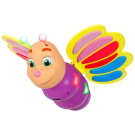 SMARTY FLUTTER pre-school aeroplane interactive elecronic learning toy boys girls - teaches shapes directions colours emaotions with sound and lights