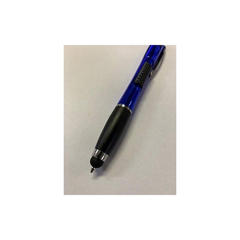 Multi-functional Pen LED Light + Stylus Pen + 0.7mm Black