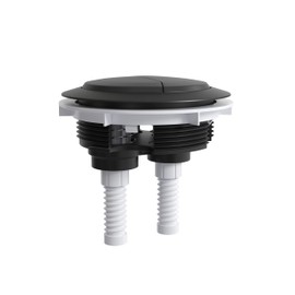 HOROW Matte Black Flush Button for T0338W Series, Standard Size Toilet Tank Button Dual Push Flushing Toilet Replacement Button