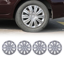 AUTOFREE 15 inch Hubcaps Wheel Covers, ABS Lacquer Wheel Rim Cover Hub Caps Clip On Auto Tire Sturdy Guards Replacement Set of 4, Universal for Most Cars Nissan Toyota Chevy VW Ford Honda Mitsubishi