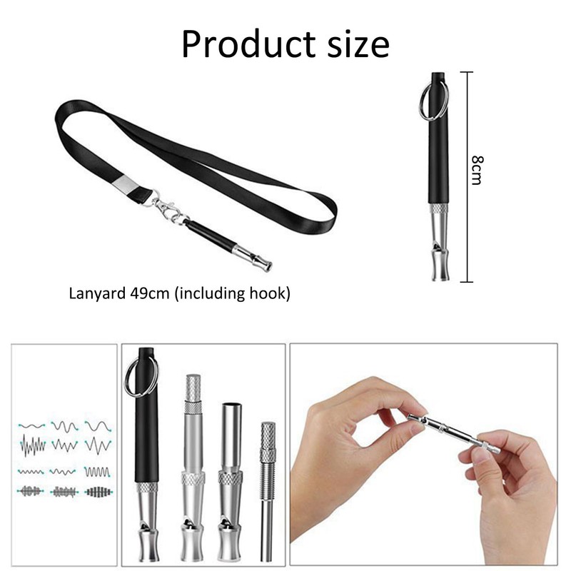 Siliget Dog Training Whistle, Dog Whistles for Recall, Ultrasonic Stop