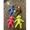 (Lot Of 4) Cozy Buddy Monkey Dog Toy