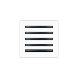 BUILDMART - 10x10 Modern AC Vent Cover - Decorative White Aluminum Air Vent - Standard Linear Slot Diffuser - Heating and Cooling Register Grille for Ceiling, Walls & Floors - Texas Buildmart