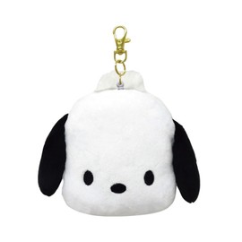 K Company Sanrio Characters Face Pass Case, Pochacco CPC1-PC H 4.4 x W 5.2 x D 1.6 inches (11.2 x 13.3 x 4 cm)