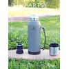Wahei Freiz RH-1626 Susty Gear 1 Liter Cup, Direct Drinking,