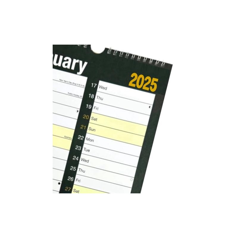 2025 WALL CALENDAR HOME OFFICE, EASY LARGE MONTH TO VIEW