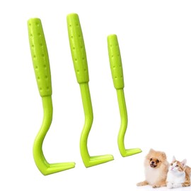 IZyufan 3 Sizes Tick Hook Set, Tick Removal in Seconds, Tick Tick Remover for Dogs, Cats & Horses, and Humans, Perfect for Any Tick Emergency Set (Green)