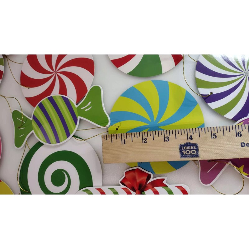 EMPOF Christmas Tree Paper Hanging Decorations Pack of 16 Pcs