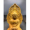 xiledu Meditating Amitabha Buddha Statue,Solid Wood Buddha Figurines Zen Decor,Small