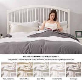 Bedsure Satin Pillowcase for Hair and Skin, 2-Pack - Queen Size (20x30 inches) Pillow Cases - Satin Pillow Covers with Envelope Closure, Beige