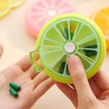 4PCS Weekly Pill Organizer 4PCS 7 Day 3 Times a