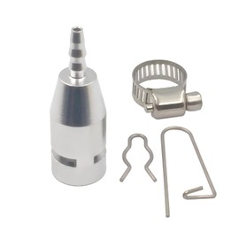KOWWONG Aluminum 6.7L Powerstroke Fuel Filter Return Line Connector for Ford F250 F350 F450 F550 2017-2022,Silver