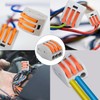 20pcs Wire Connectors,Electrical Connector Blocks,Compact Wire Connectors,Lever-Nut WireConnectors,Compact Splicing Connectors