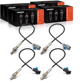 A-Premium O2 Oxygen Sensor Compatible with Hyundai Santa Fe 2003-2006 V6 3.5L & Kia Sorento 2003-2006 V6 3.5L, Upstream and Downstream, 4-PC Set, Replace# 3921039040, 3921039660