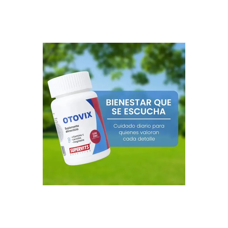 Supervits Otovix Para El Sistema Auditivo, Carnitina 100 Capsulas Sabor