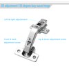 135 Degree Lazy Susan Hing-2 Pack Face Frame Plate for
