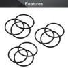 Othmro 10pcs Nitrile Rubber O-Rings, 38mm OD 33mm ID 2.5mm
