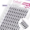 FADLASH Premade Lash Fans Double Layers Fluffy Premade Fans Eyelash