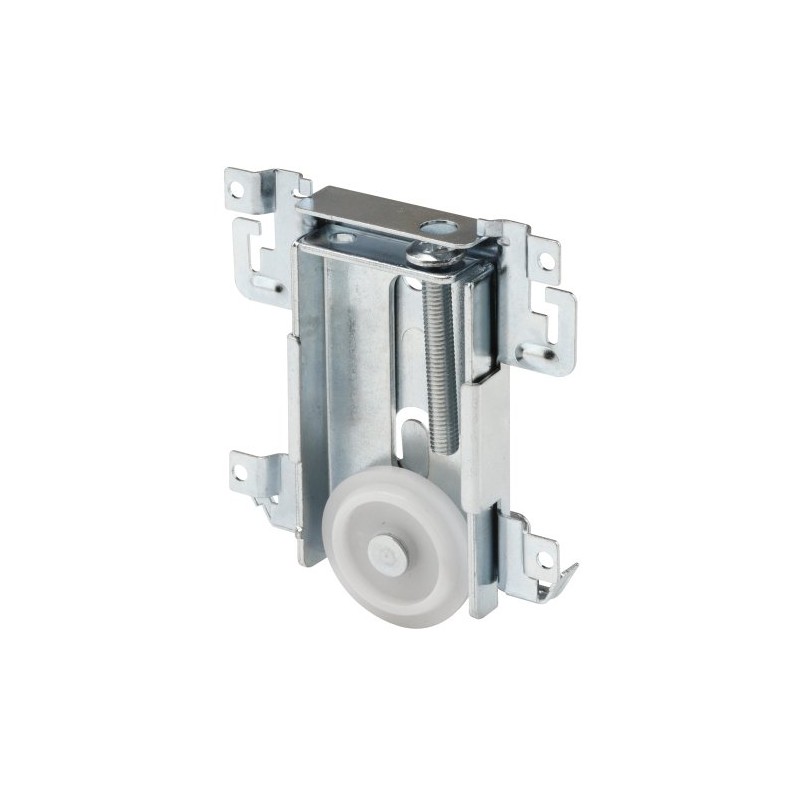 Slide-Co 161882 1-7/16 In. Mirror Door Roller Assembly, Nylon Flat
