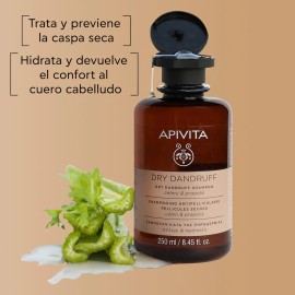 Apivita Shampoo anticaspa seca con apio y propóleo 250ml