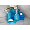 WENKO Polaris Petrol Ceramic Soap Dish Ideal for Hand Soap,