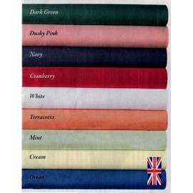 Diana Cowpe PLAIN DYED PACK OF 4 TERRACOTTA NAPKINS