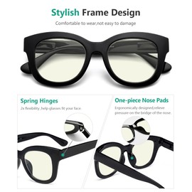 Eyekepper 12 Pack Blue Light Blocking Reading Glasses Oversized Computer Readers Women +1.75