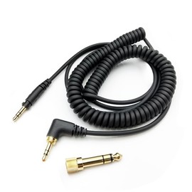Taoricen Spring Audio Cable Compatible with Panasonic Technics EAH-DJ1200 Headphones (1.4~3.3m)